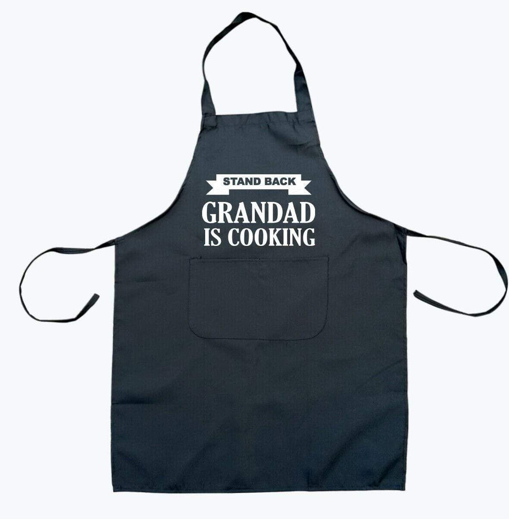 Funny Grandad's BBQ Head Chef Cooking Grilling Aprons Novelty Gift Present D1