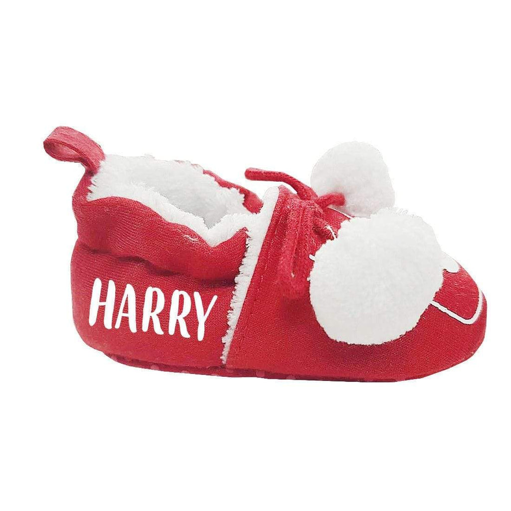 Personalise My First Christmas Girls Boy Baby Grows Hat Shoes Tiny Baby 0-6M D2
