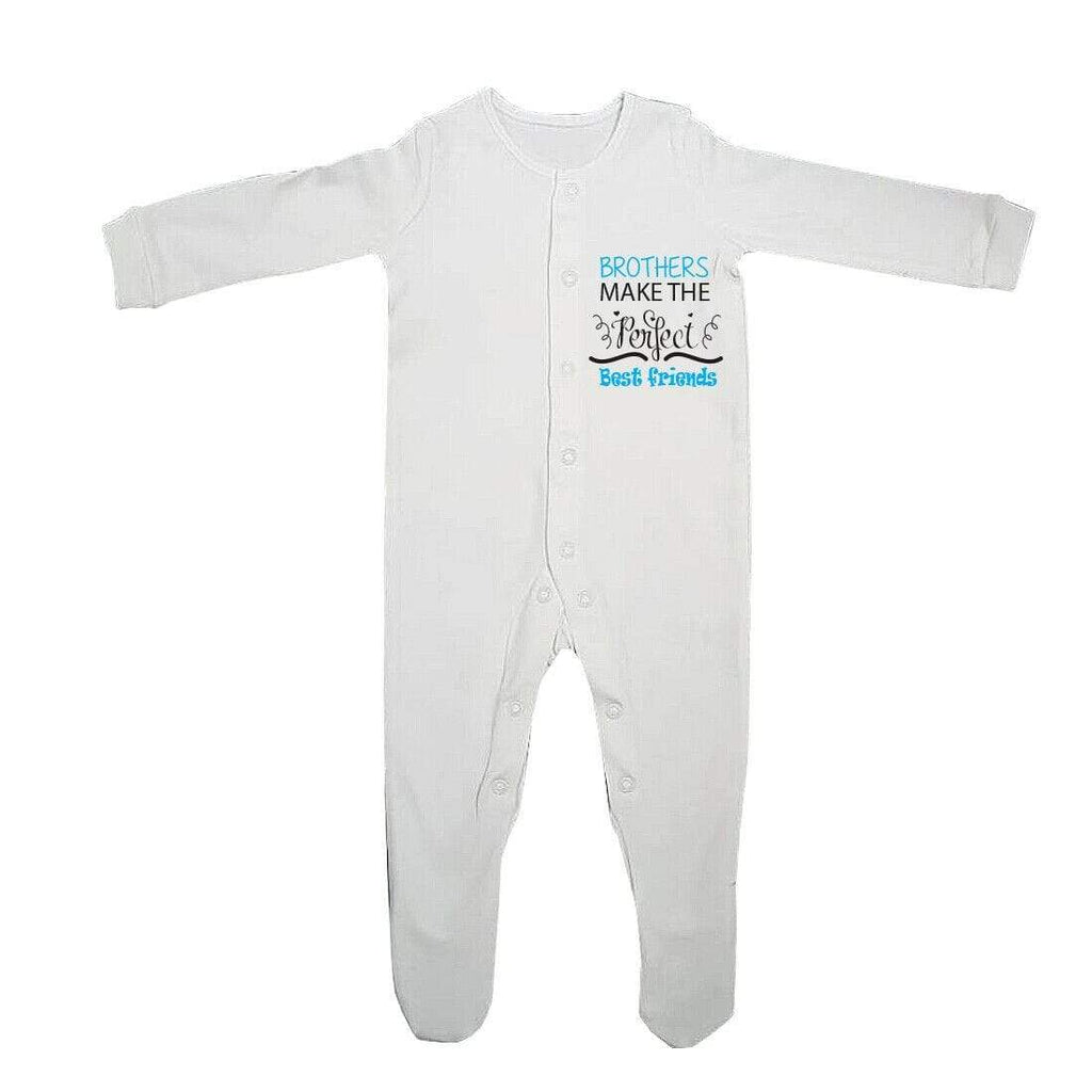 I'm The Little Sister Brother Full Sleeve White Baby Grows Present  0-12 Months