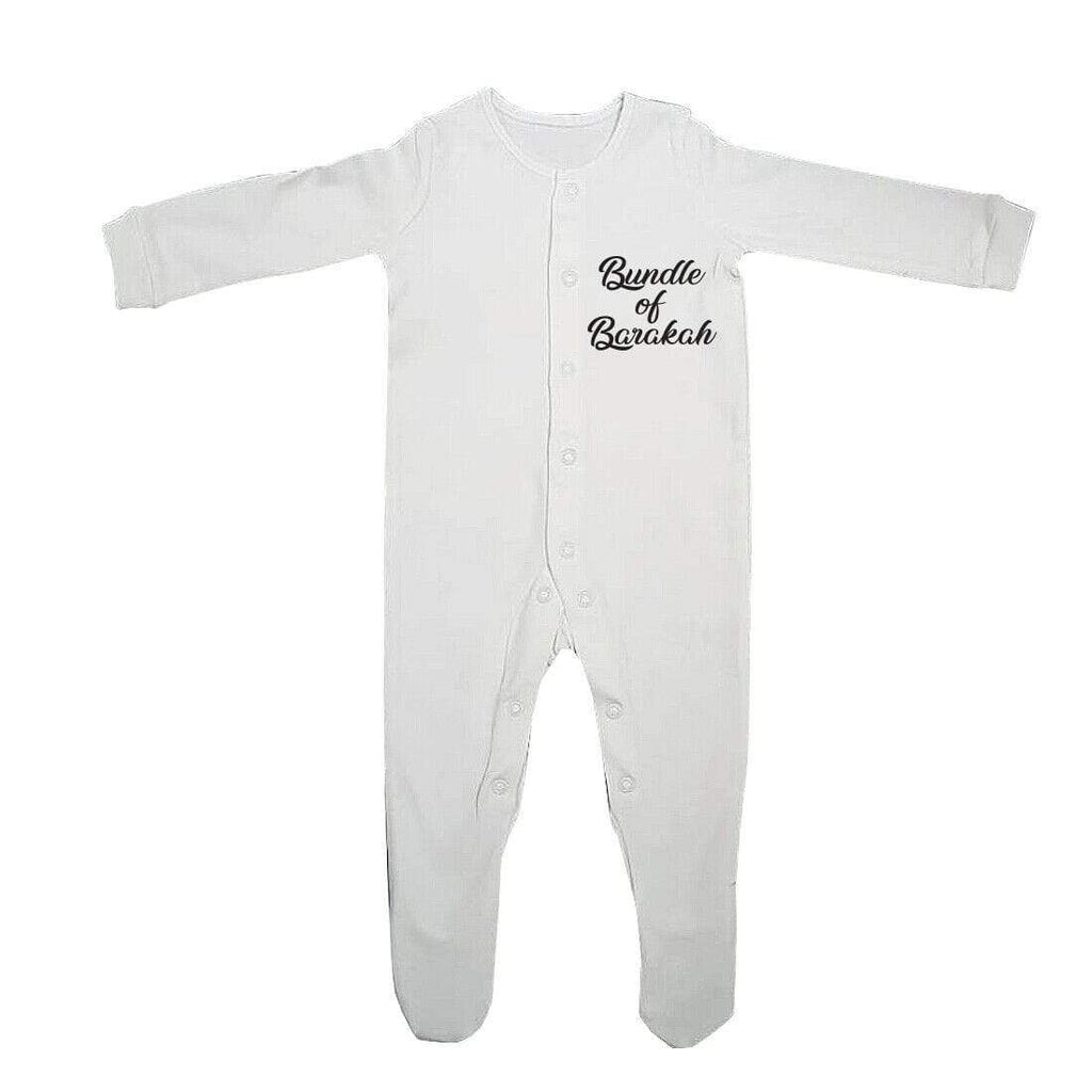 My First Eid Mubarak Islamic Funny Full Sleeve Baby Grows Present  0-12 Months 2