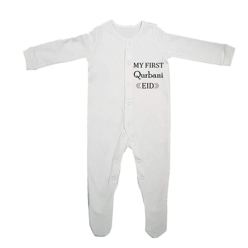My First Qurbani Eid Keep Calm Full Sleeve Baby Grows Gift Present  0-12 Months
