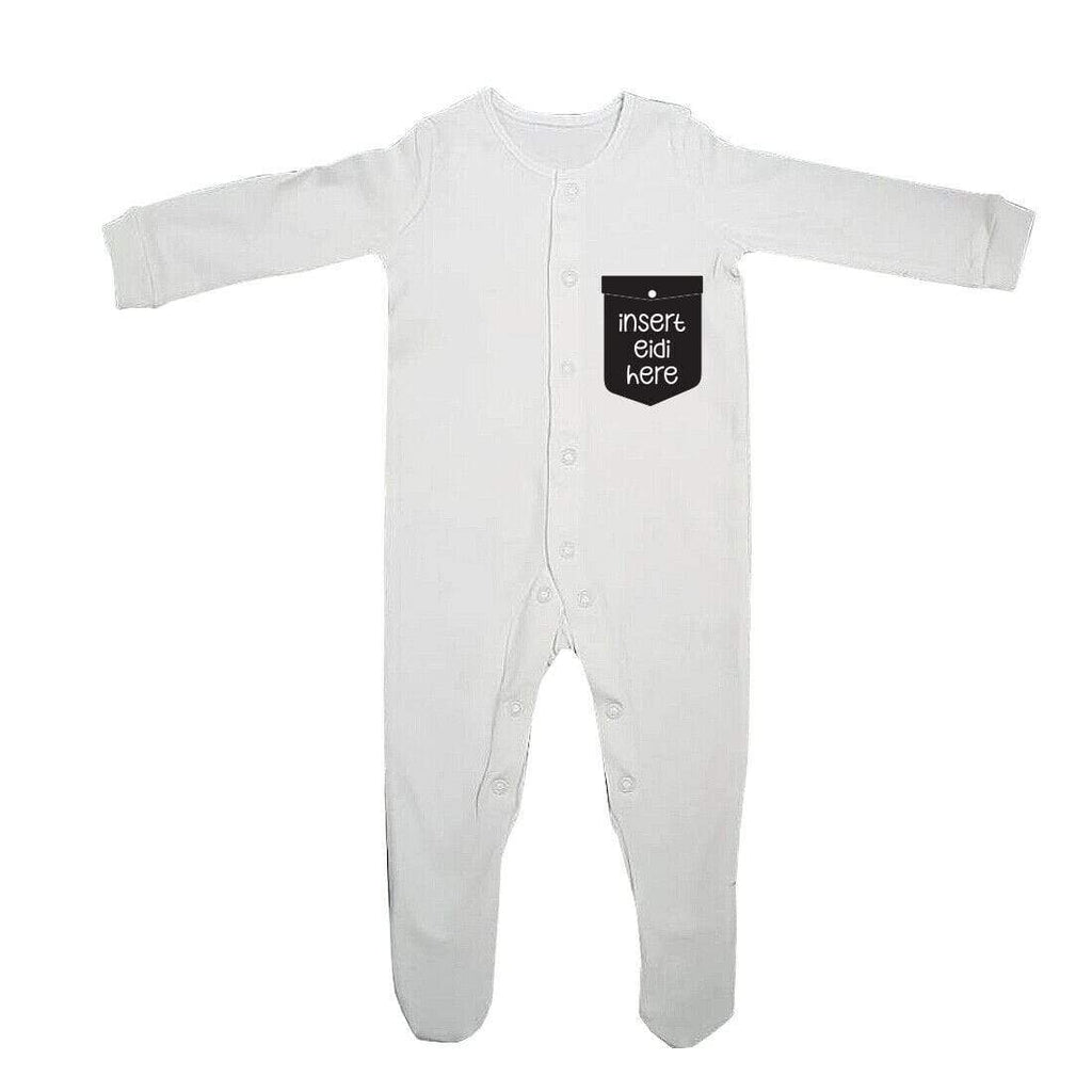 My First Eid Mubarak Islamic Funny Full Sleeve Baby Grows Present  0-12 Months 1