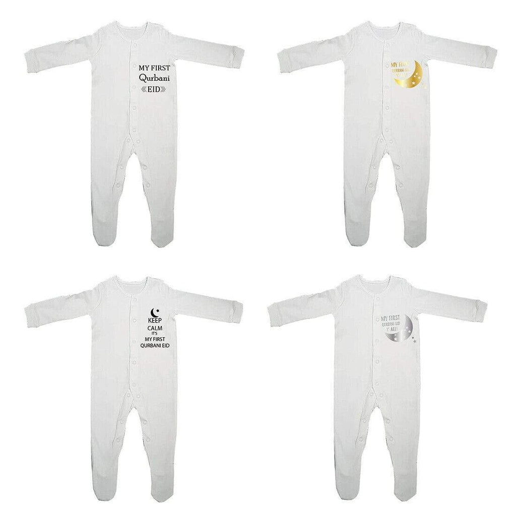 My First Qurbani Eid Keep Calm Full Sleeve Baby Grows Gift Present  0-12 Months