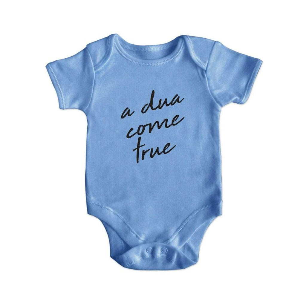 A Dua Come True Short Sleeve Baby Bodysuit Baby Vest Grows Newborn 0-18 D2