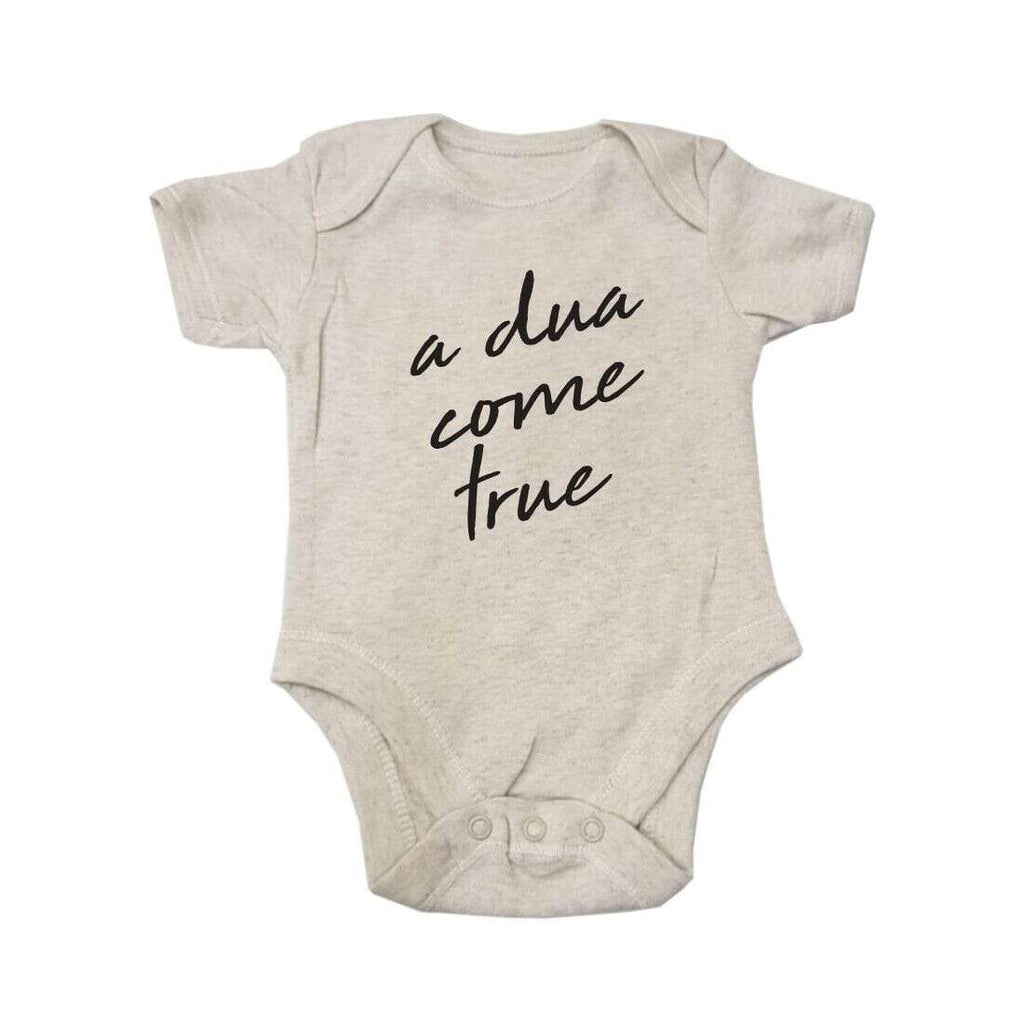 A Dua Come True Short Sleeve Baby Bodysuit Baby Vest Grows Newborn 0-18 D2