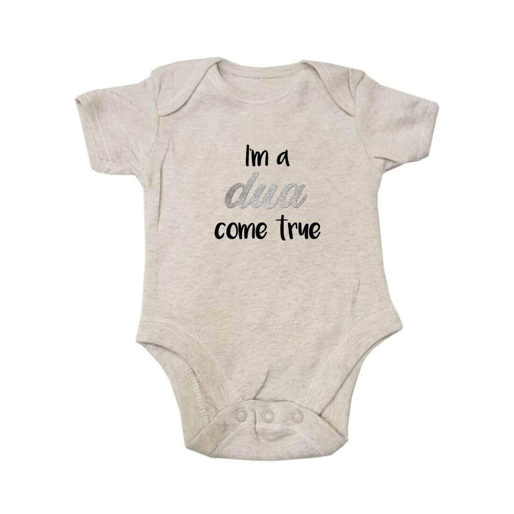 I'm A Dua Come True Short Sleeve Baby Bodysuit Baby Vest Grows Newborn 0-18 D3