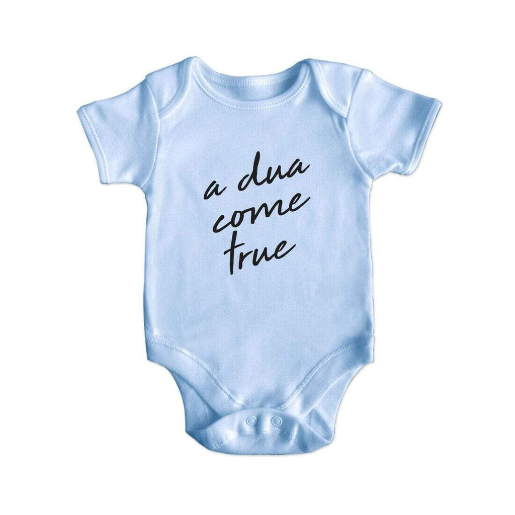 A Dua Come True Short Sleeve Baby Bodysuit Baby Vest Grows Newborn 0-18 D2