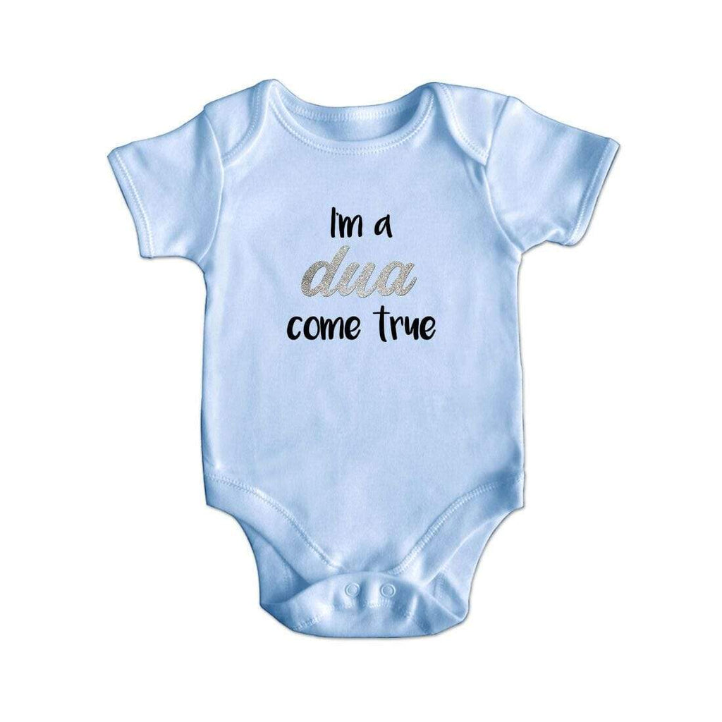 I'm A Dua Come True Short Sleeve Baby Bodysuit Baby Vest Grows Newborn 0-18 D3