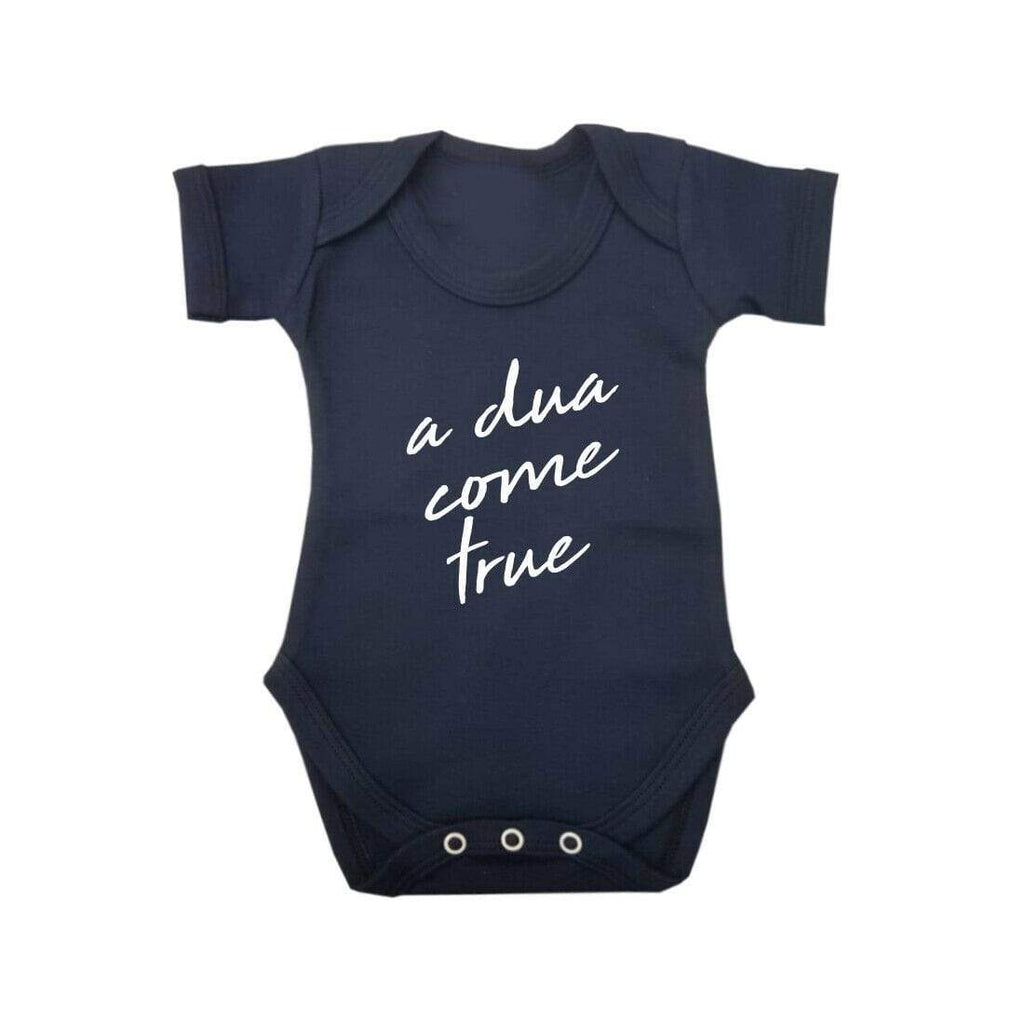 A Dua Come True Short Sleeve Baby Bodysuit Baby Vest Grows Newborn 0-18 D2