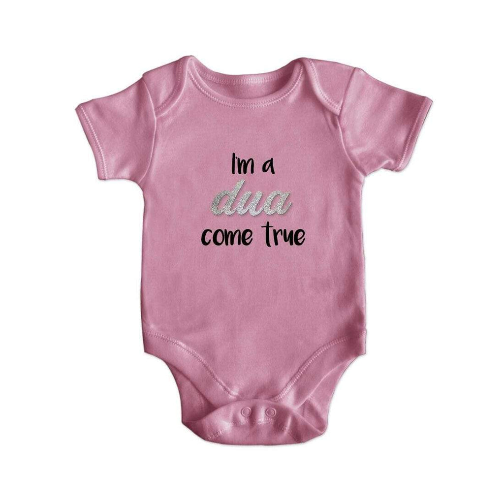 I'm A Dua Come True Short Sleeve Baby Bodysuit Baby Vest Grows Newborn 0-18 D3