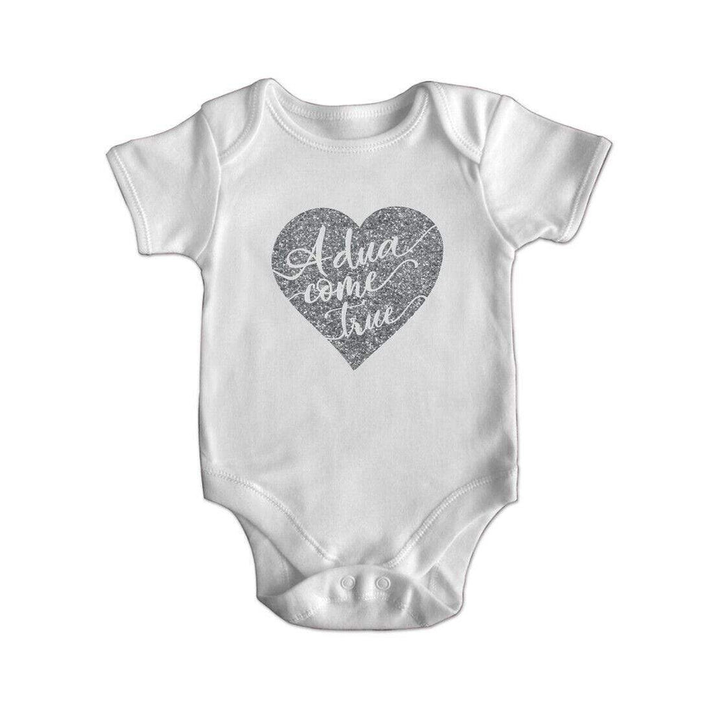 A Dua Come True Islamic Short Sleeve Baby Bodysuit Baby Vest Grows Newborn 0-18