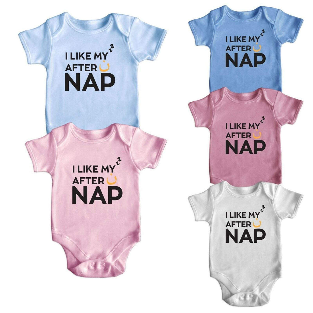 I Like My Afternoon Nap Funny Short Sleeve Baby Shower Gift Vest Baby Vest 0-18M