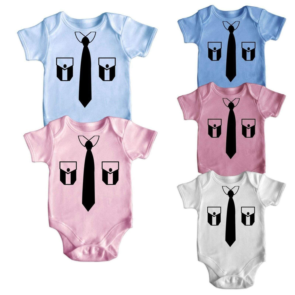 Pilot Uniform 1 Funny Cute Short Sleeve Cool Funny Baby Rompers Baby Grows 0-18M