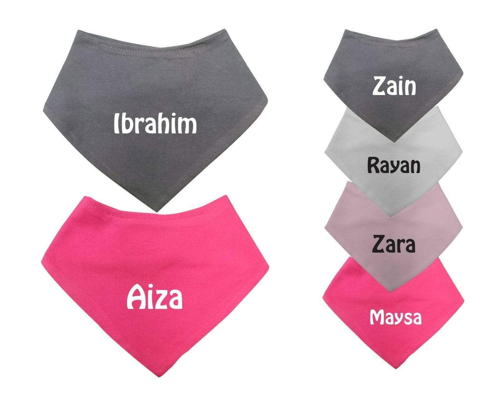 Personalised Name Newborn Boy Girl Funny Baby Shower Gift Baby Feeding Bib Cloth