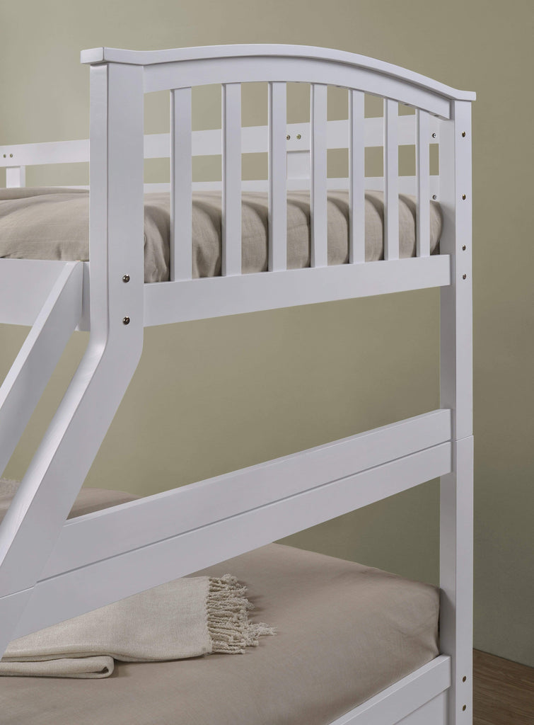 Personalised White Three Sleeper Bunk Bed with Storage