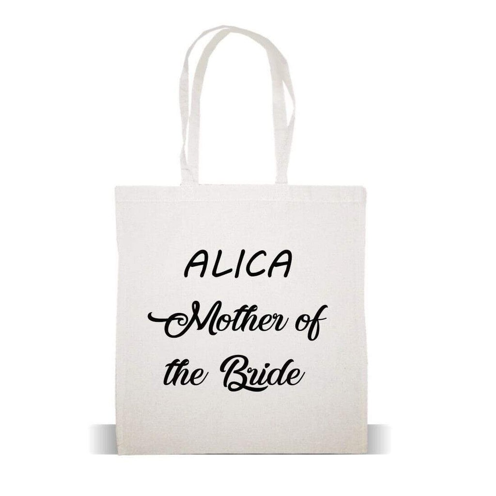 Personalise Name Tote Canvas Bags Bridal Maid Of Honour Hen Party Shoppers Bags