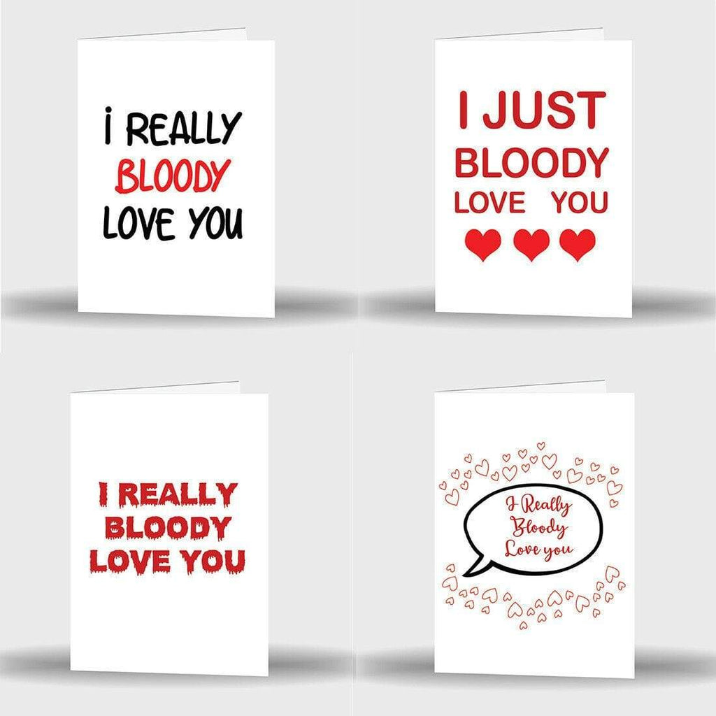 I Really Love You Boyfriend Girlfriend Wife Valentines Day Greeting Cards Card