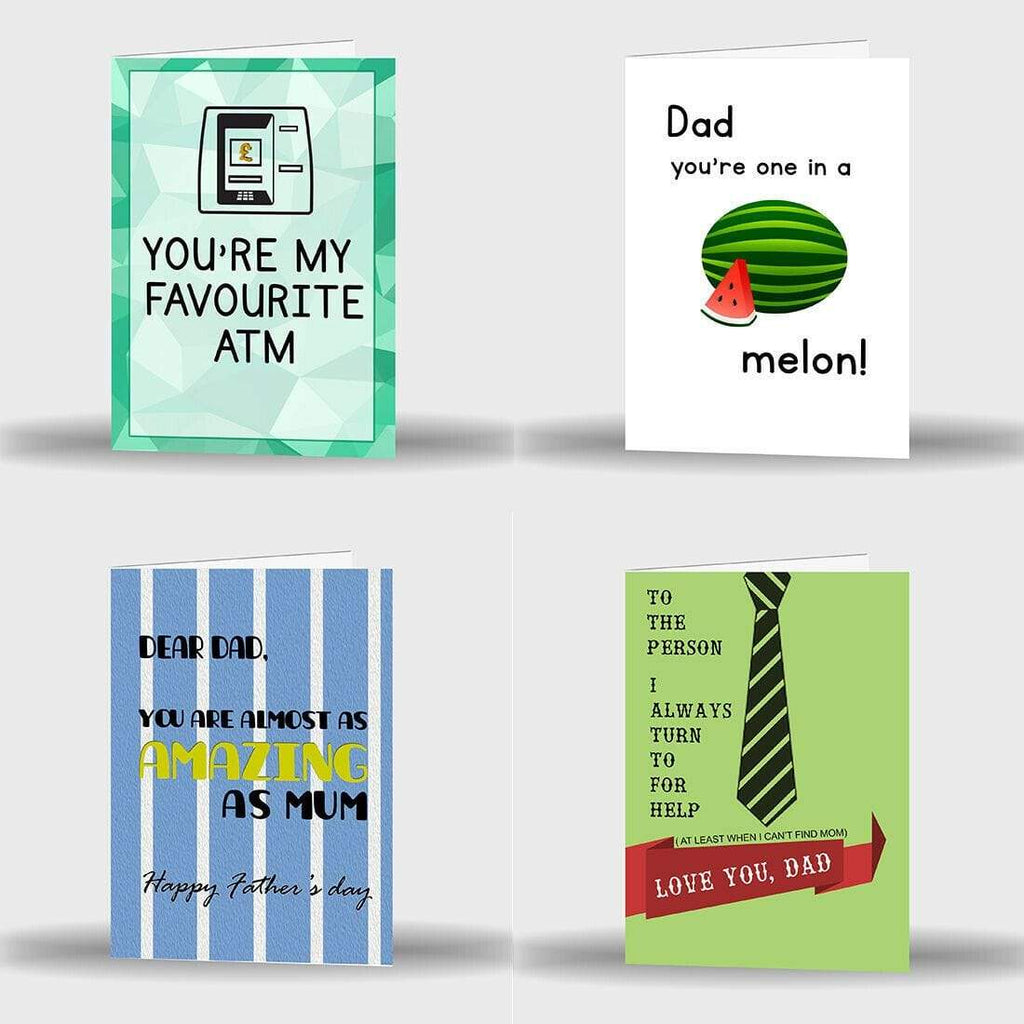 Happy Father's Day Cute Funny Humours Joke Thank You Greeting Cards Card STYLE 4