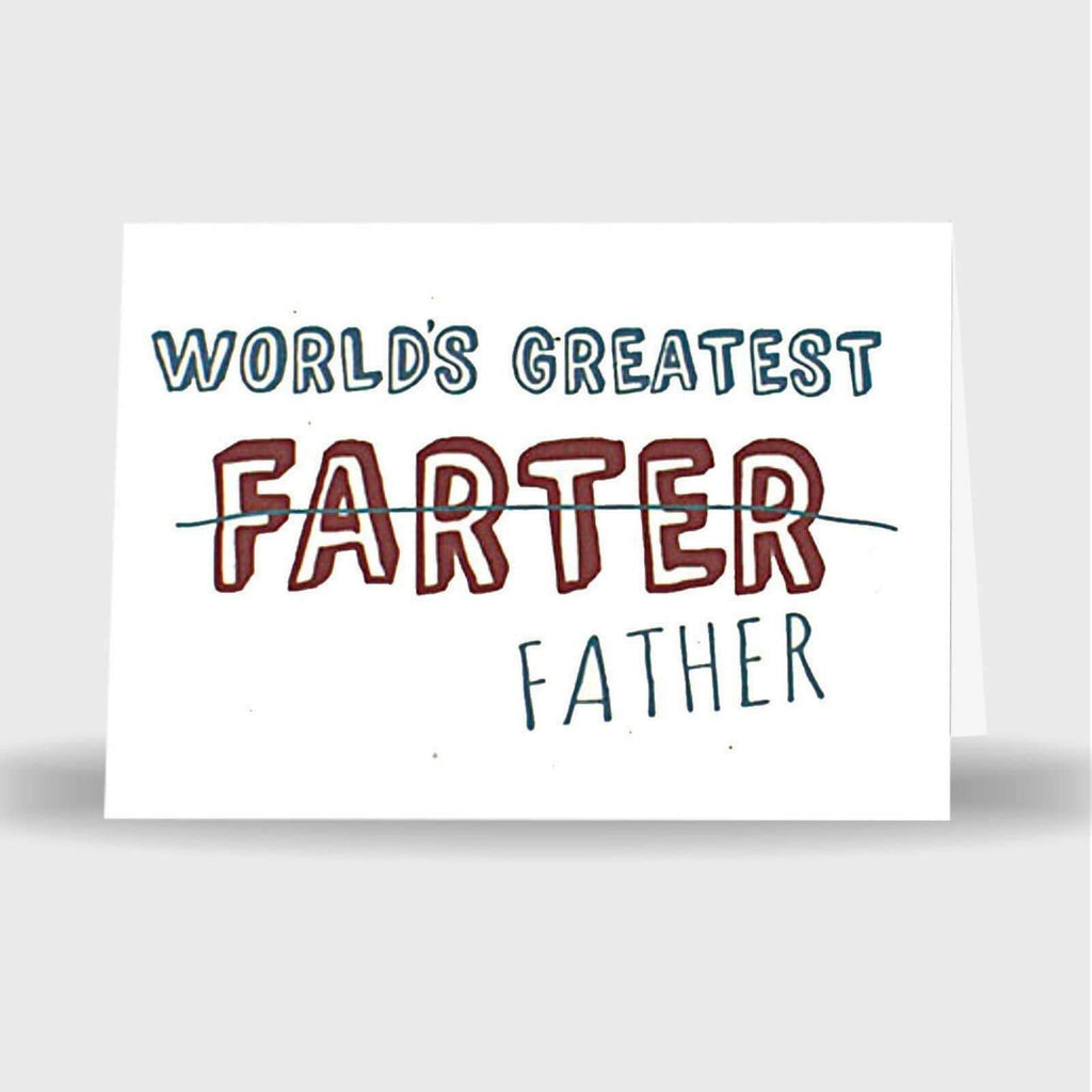 New Father's Day World's Greatest Cute Funny Humours Joke Laugh Greeting Card