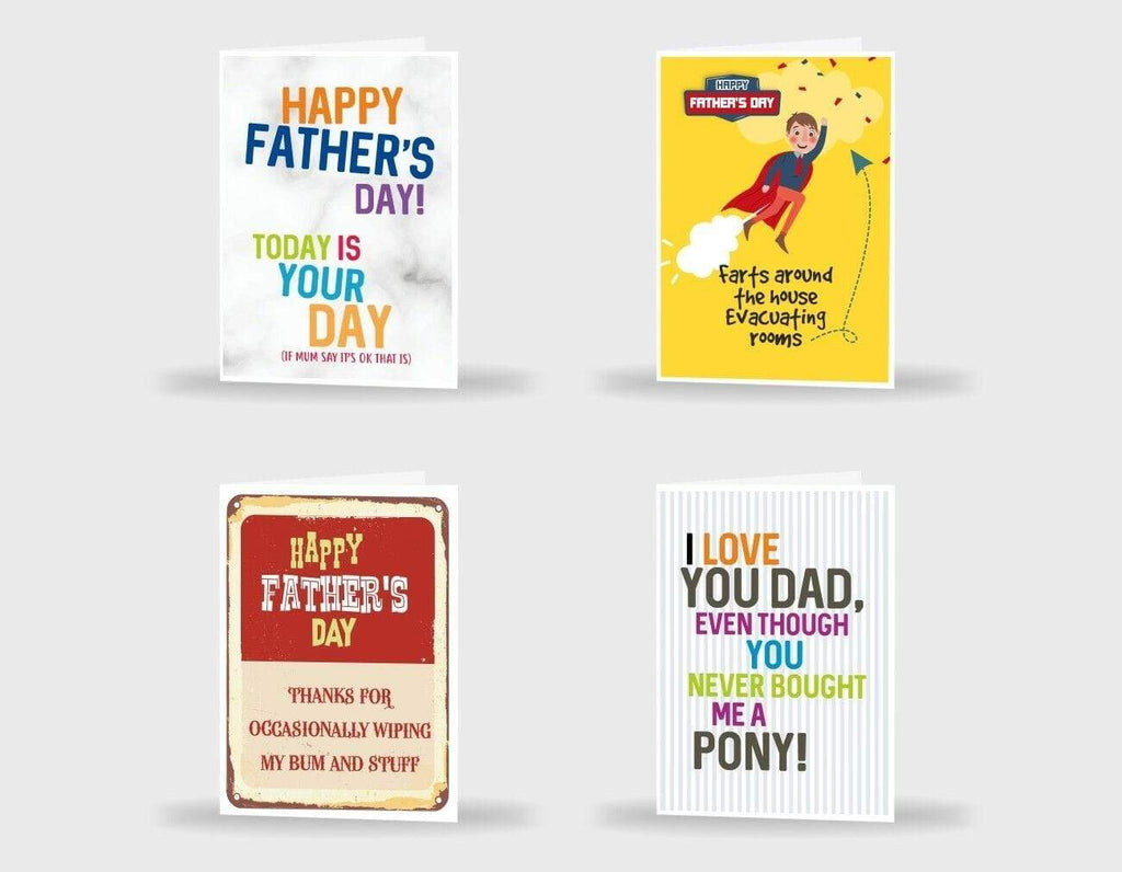 New Fathers Day Cards Gift Funny Rude Dad Daddy Best Dad Ever My Hero Pops 4