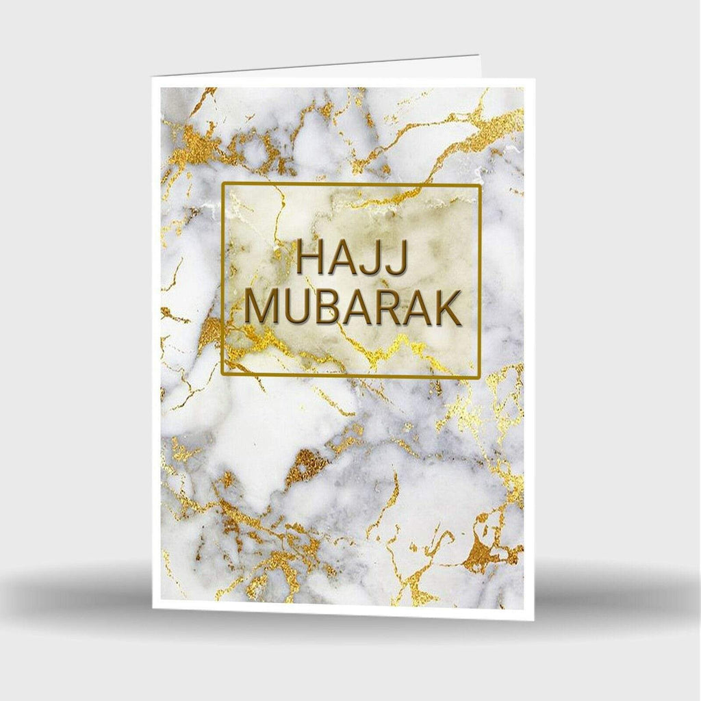 Single Or Pack Of 4 Hajj & Umrah Mubarak Mubrook Celebration Greeting Card S-1