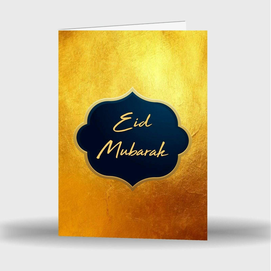 Single Or Pack Of 4 Eid Mubarak Mubrook Celebration Greeting Card Gift Style 20