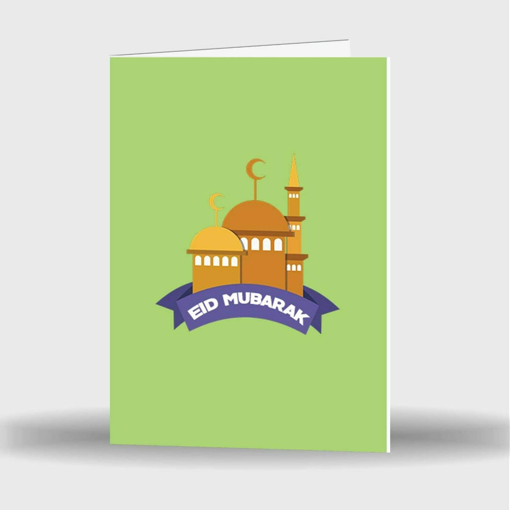 Single Or Pack Of 4 Eid Mubarak Mubrook Celebration Greeting Card Gift Style 25