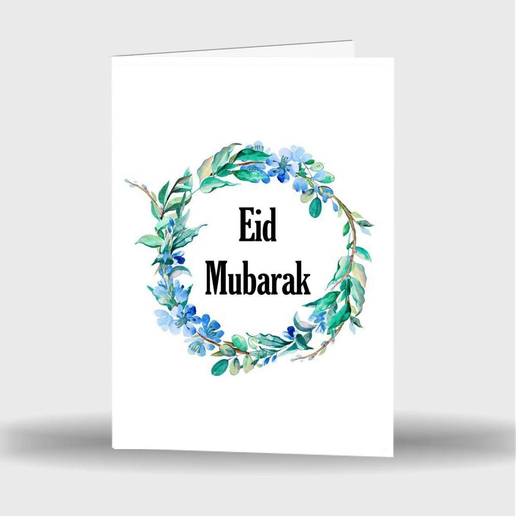 Single Or Pack Of 9 Eid Mubarak Mubrook Celebration Greeting Card Gift D6