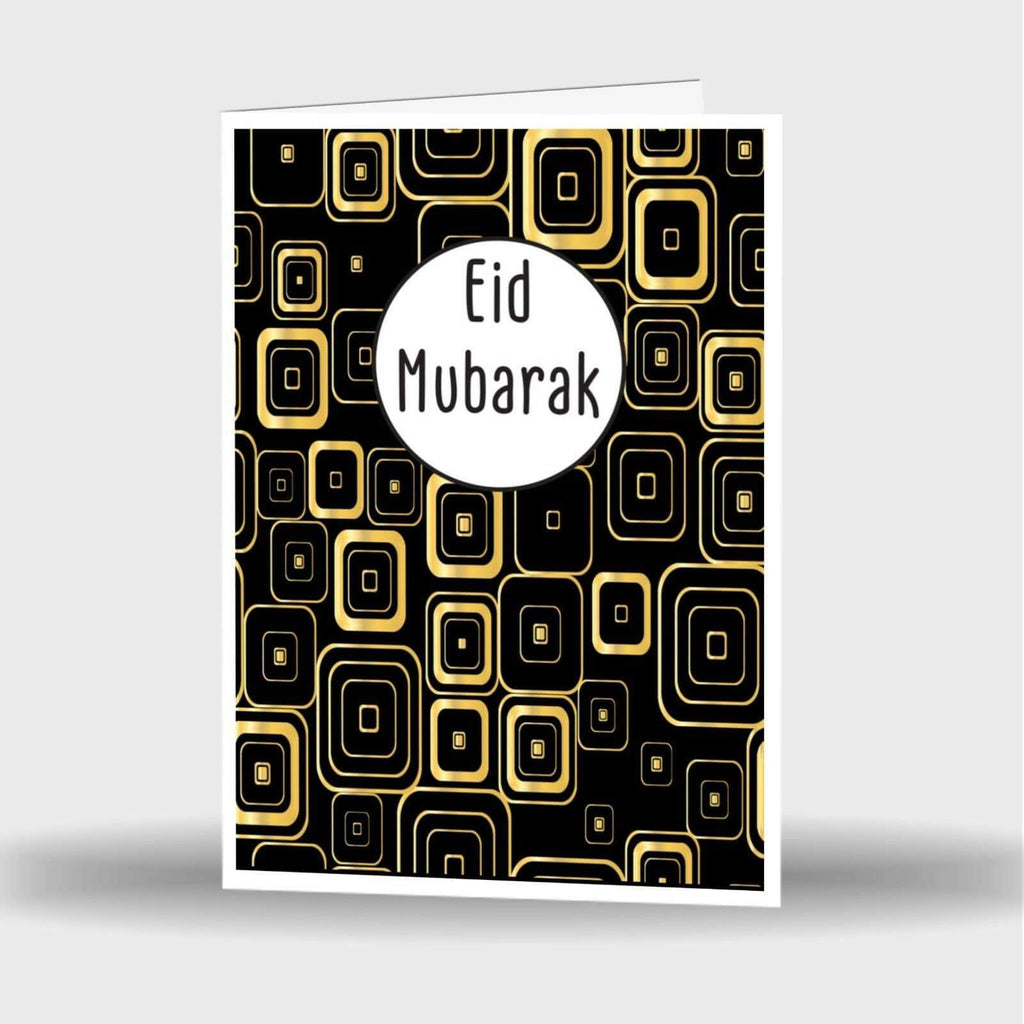 Eid Mubarak Mubrook Celebration Greeting Card Gift Single Or Double Pack