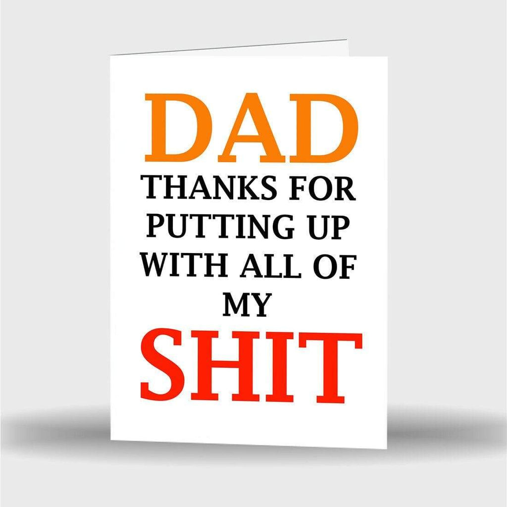 New Father's Day Best Dad Cute Funny Humours Joke Laugh Greeting Cards 22