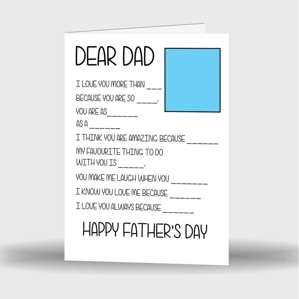 Happy Father's Day Cute Funny Humours Joke Thank You Greeting Cards Card STYLE 3
