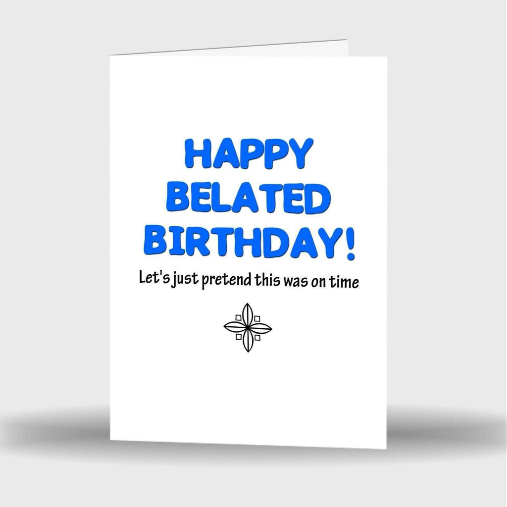 Happy Birthday Cute Funny Humours Joke Thank You Greeting Cards Card D5