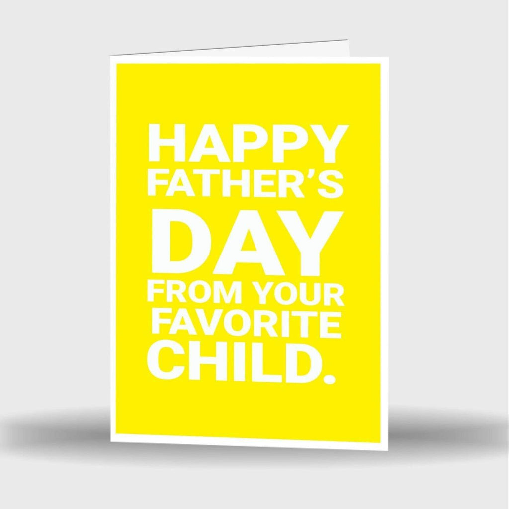 New Father's Day Best Dad Cute Funny Humours Joke Laugh Greeting Cards 1