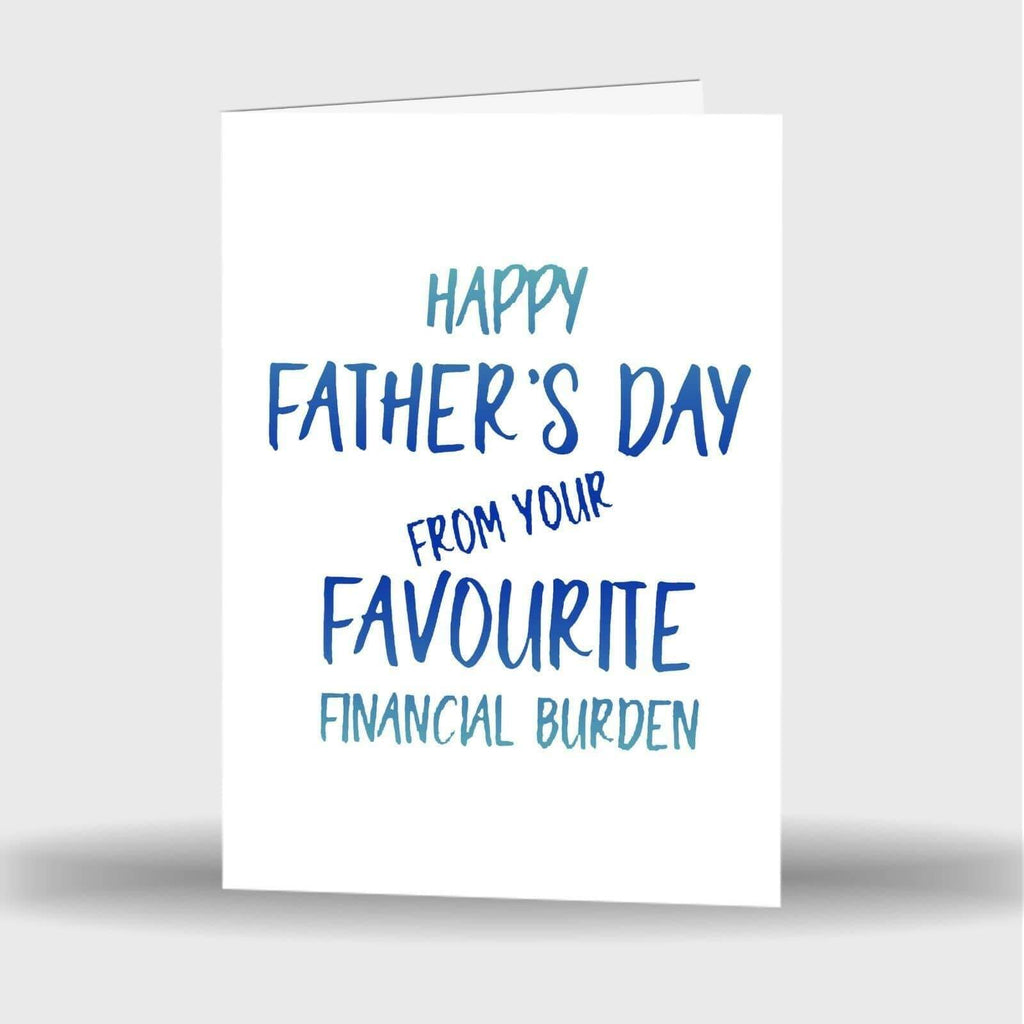 New Father's Day Best Dad Cute Funny Humours Joke Laugh Greeting Cards 4