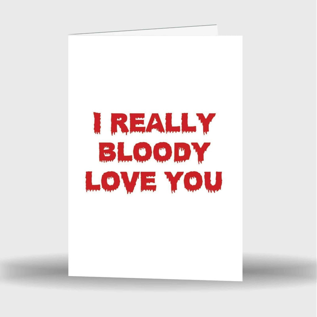 I Really Love You Boyfriend Girlfriend Wife Valentines Day Greeting Cards Card