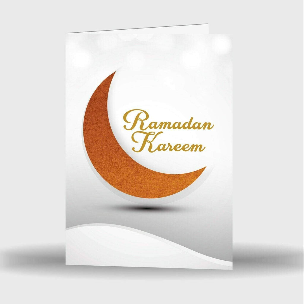Single Or Pack Of 4 Ramadan Mubarak Kareem Celebration Greeting Card Gift D10