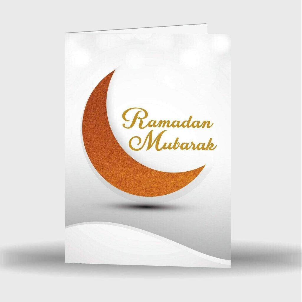 Single Or Pack Of 4 Ramadan Mubarak Kareem Celebration Greeting Card Gift D4
