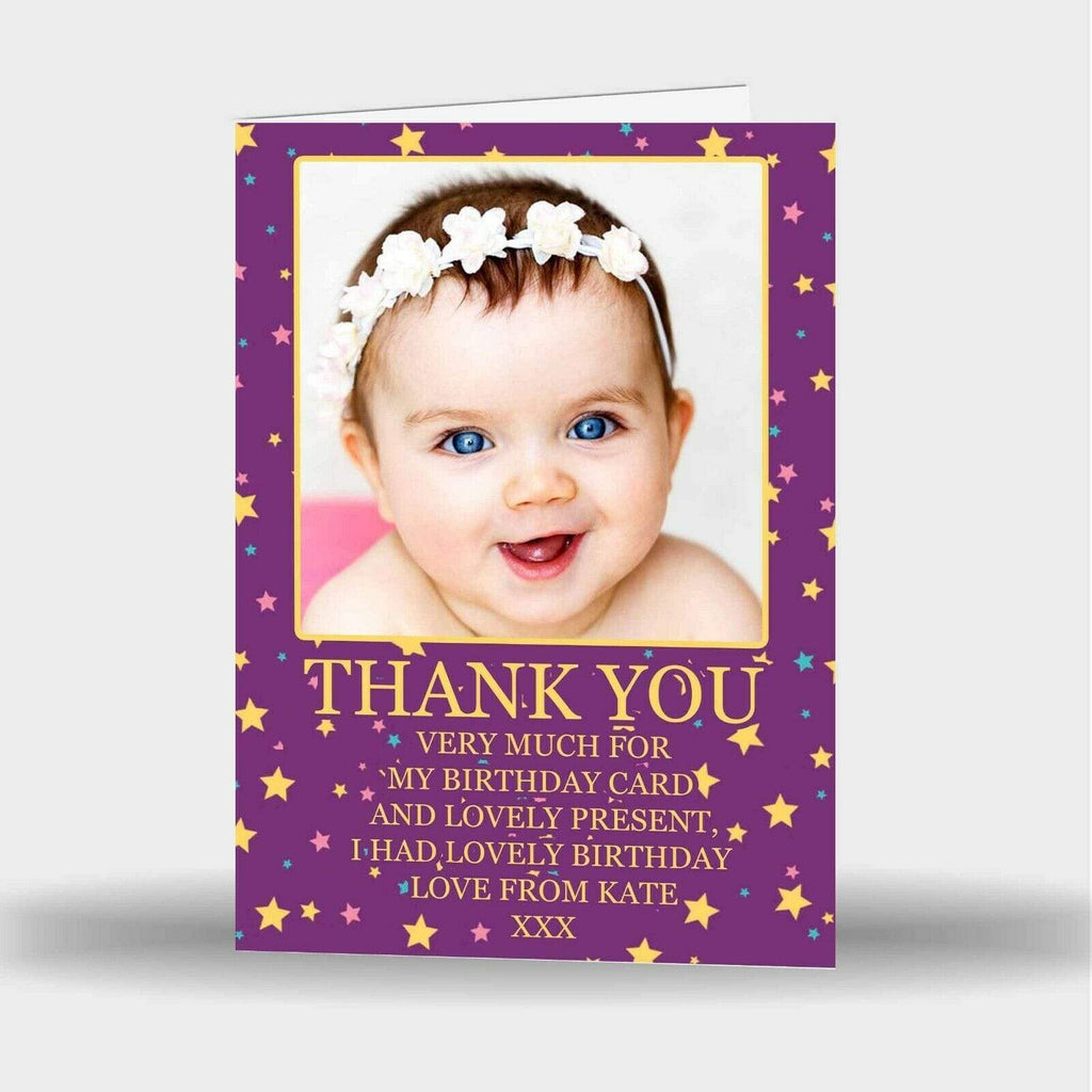 Personalised Congratulations Wedding Birthday Thank You Cards Single Or Pack