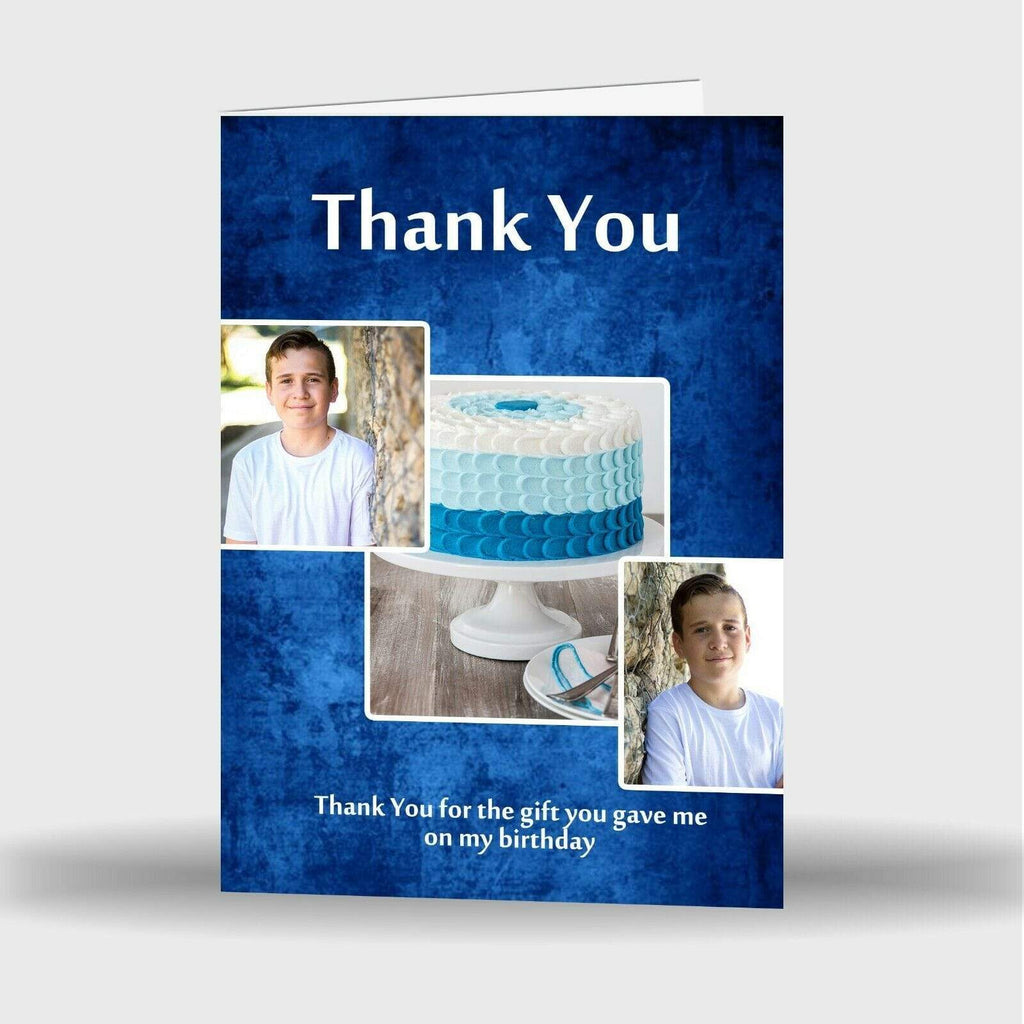 Personalised Celebration Thank You For Joining Birthday Boy Cards Single Or Pack
