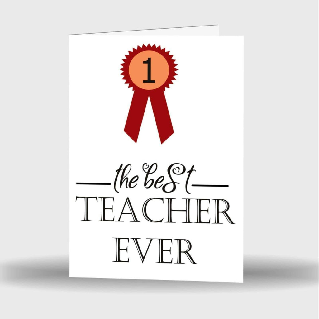 Funny Best Teacher Card Gift Retiring Thank You Present Student Pupils Friends 1