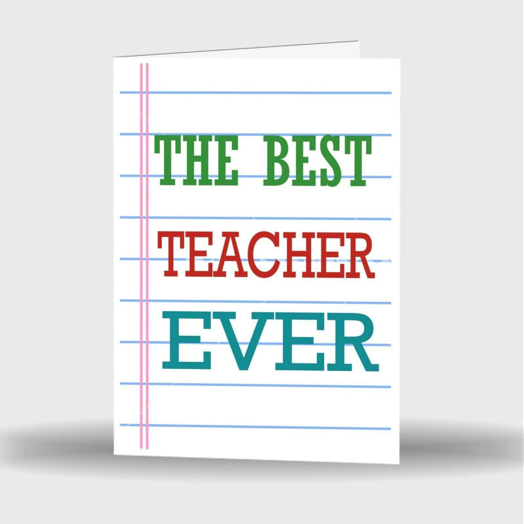 Funny Best Teacher Card Gift Retiring Thank You Present Student Pupils Friends 8