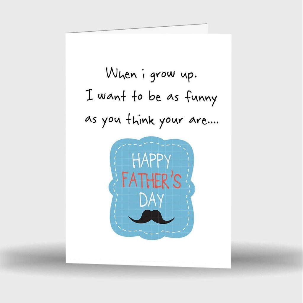 New Father's Day Best Dad Cute Funny Humours Joke Laugh Greeting Cards 20