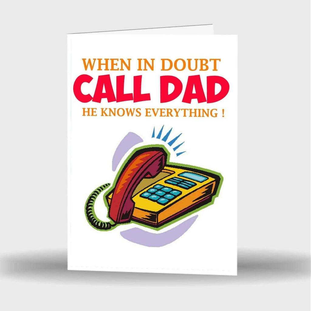 New Father's Day Best Dad Cute Funny Humours Joke Laugh Greeting Cards 23