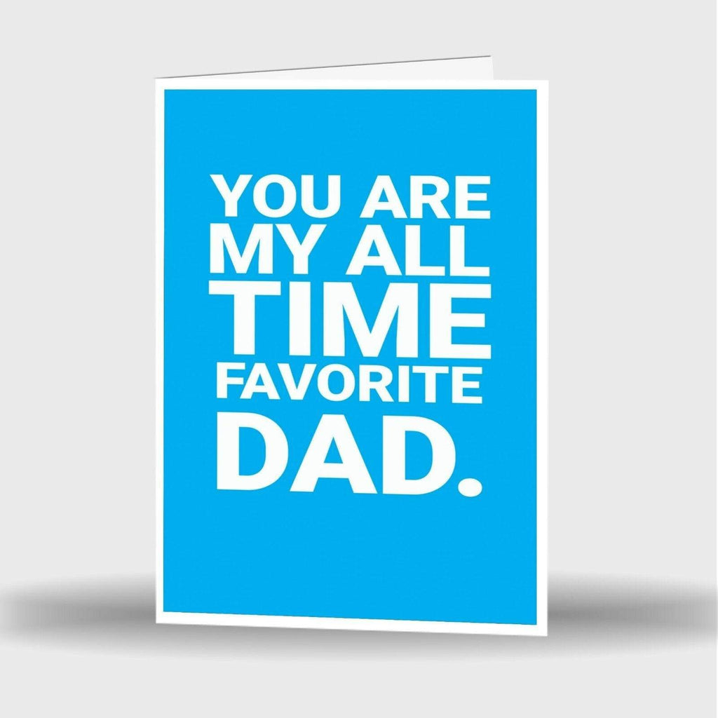 New Father's Day Best Dad Cute Funny Humours Joke Laugh Greeting Cards 1
