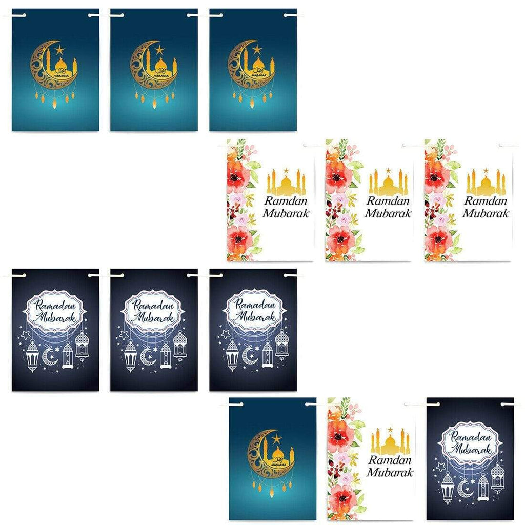 Ramadan Mubarak Bunting Islamic Celebration Banner Square Flags Decoration 2