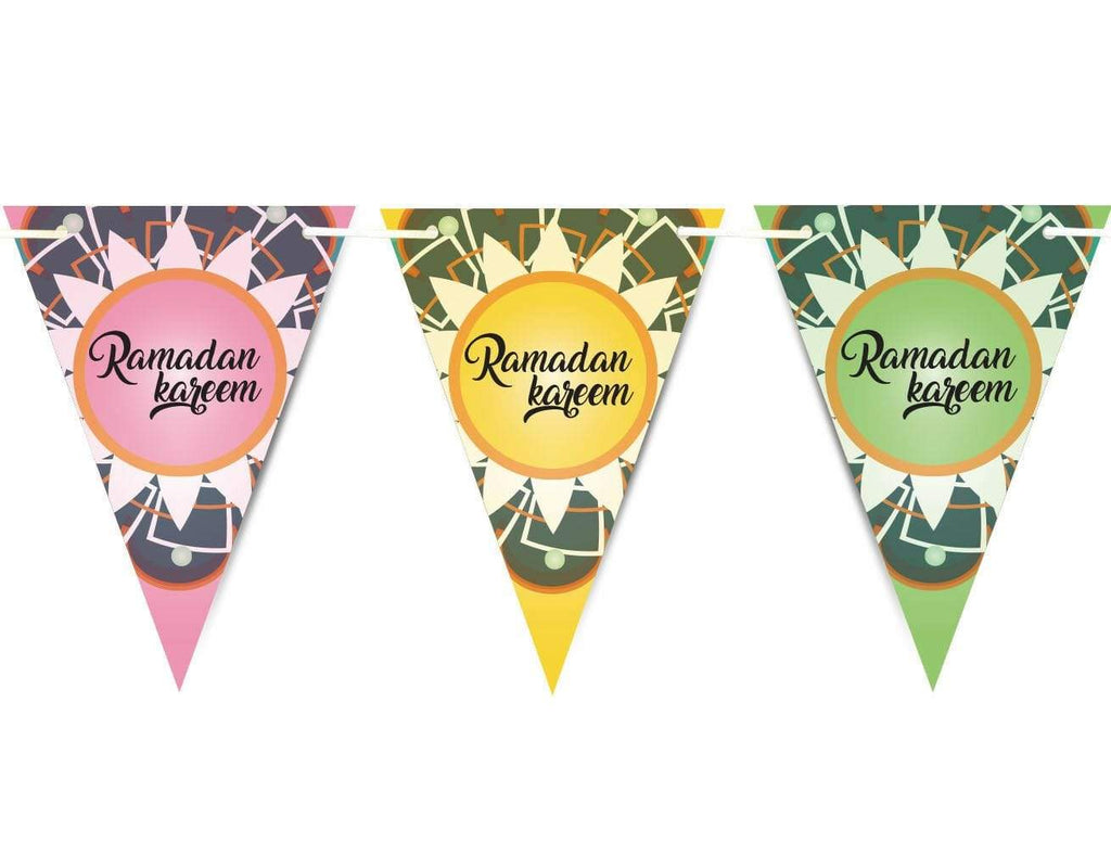 Ramadan Kareem Mubarak Mabrook Personalised Bunting Flags Islamic Decorations