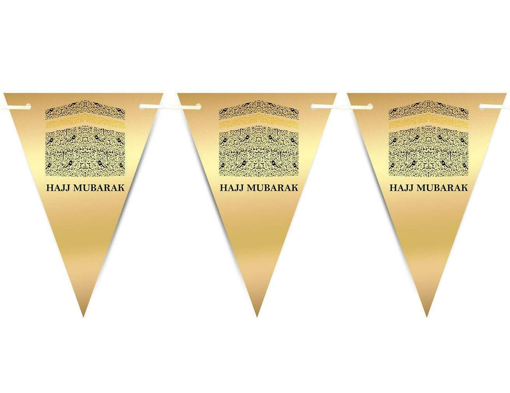 Hajj Mubarak 2019 Bunting Islamic Muslim Celebration Banner Flags Decoration D2