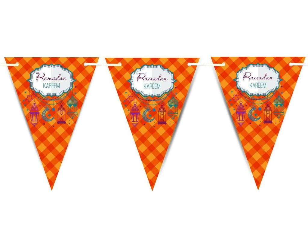 Ramadan Mubarak Kareem Mabrook Personalised Bunting Flags Islamic Decorations