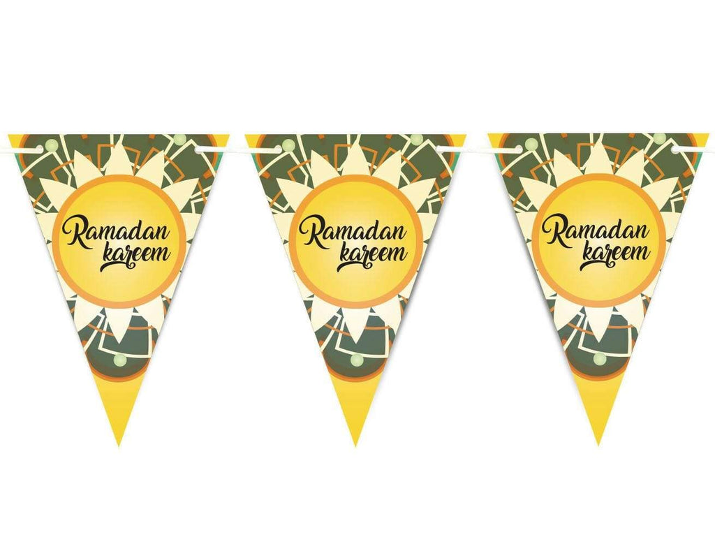 Ramadan Kareem Mubarak Mabrook Personalised Bunting Flags Islamic Decorations