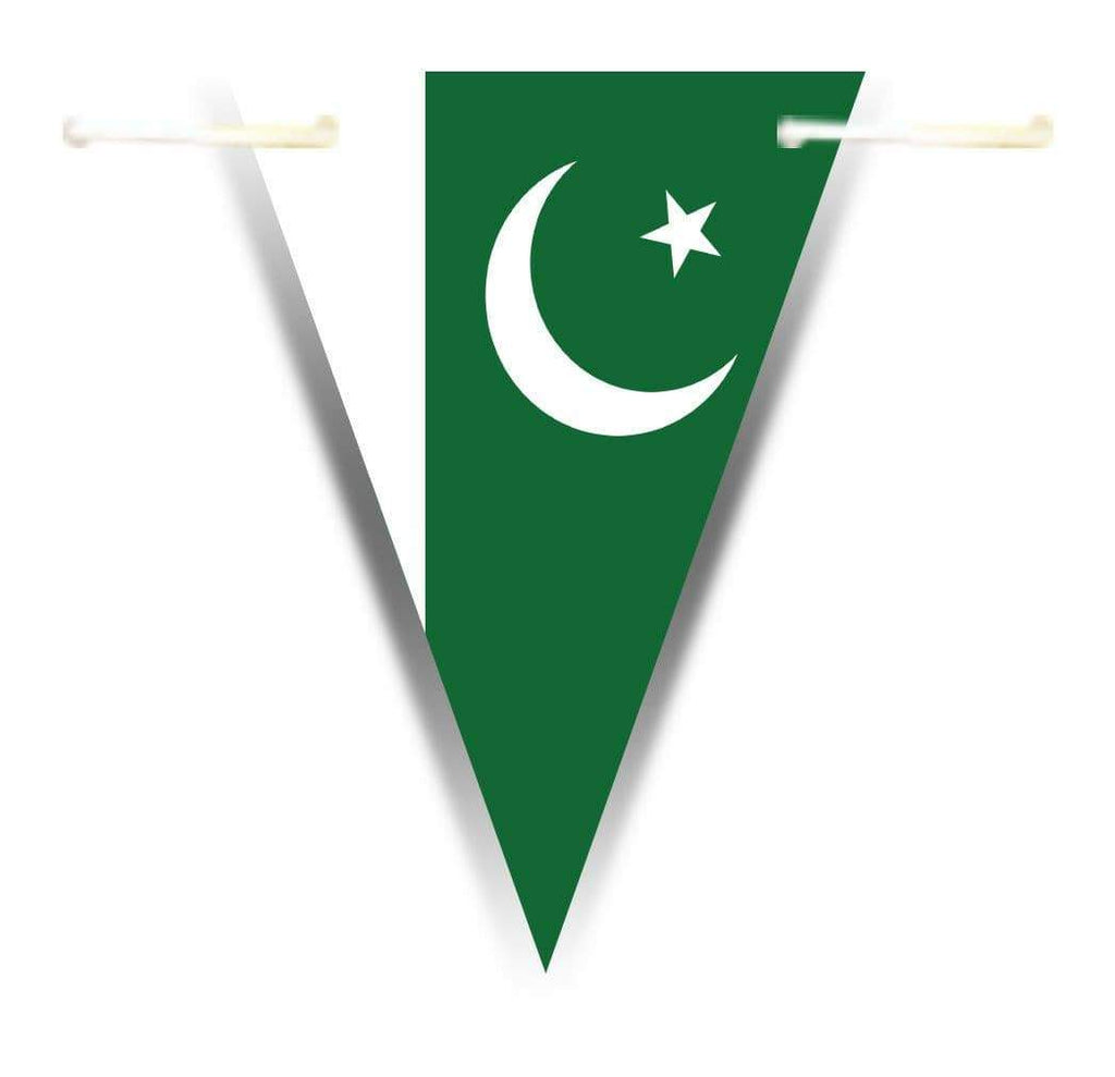 Pakistan India Bangladesh Sri Lanka Triangle World Flags Bunting Banner Cricket